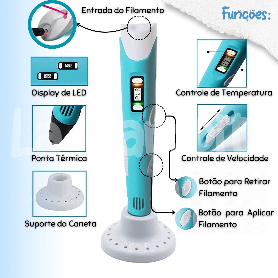 Criart - Caneta 3D