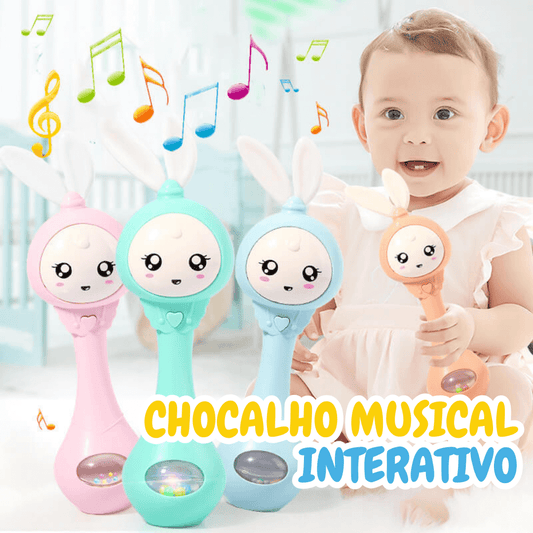 Chocalho Musical  Interativo - Coelhinho