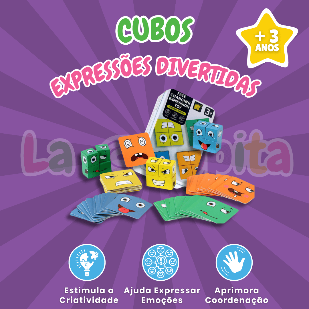 Cubos Expressões Divertidas