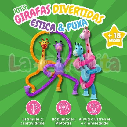 Girafas Divertidas - Estica & Puxa