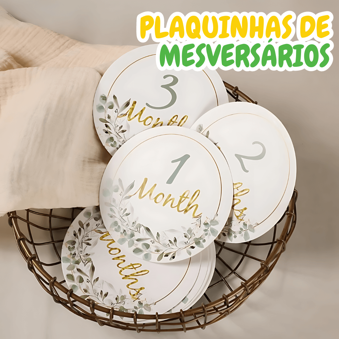 Plaquinhas de Mesversários