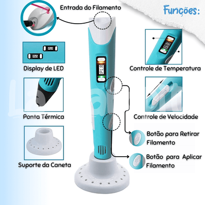 Criart - Caneta 3D