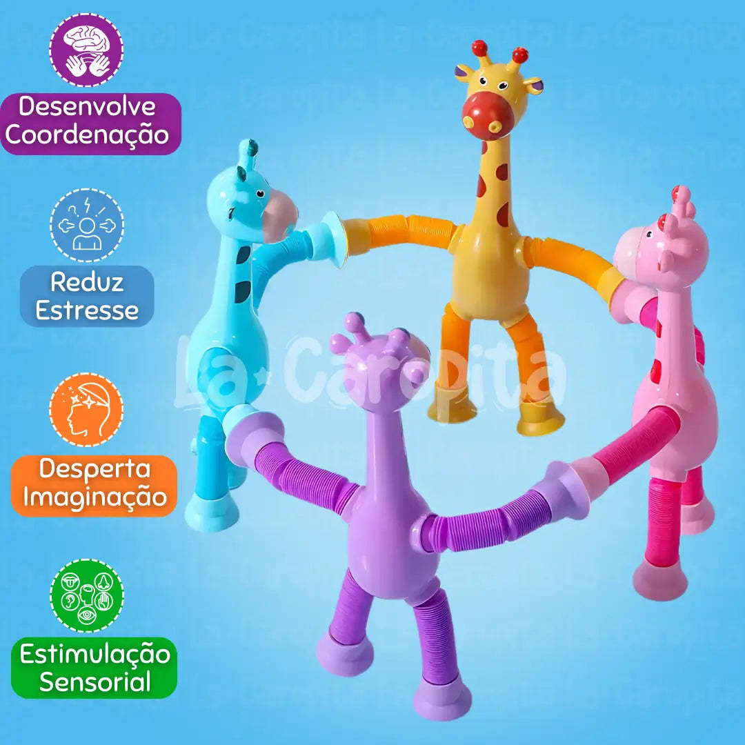 Kit 4 - Girafas Esticáveis
