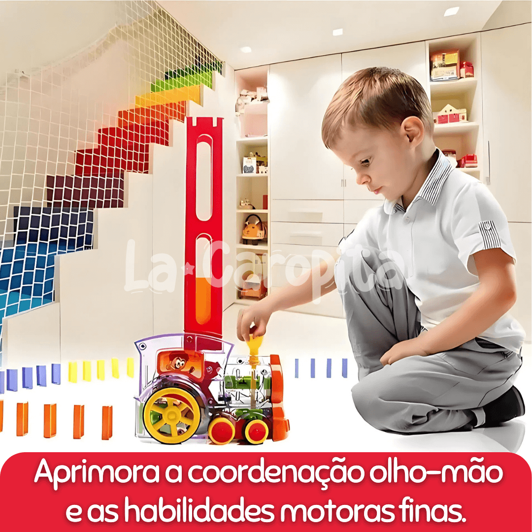 Trem Empilha Dominó